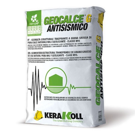 Kerakoll GEOCALCE G ANTISISMICO rinforzo strutturale grana grossa 25KG Grigio