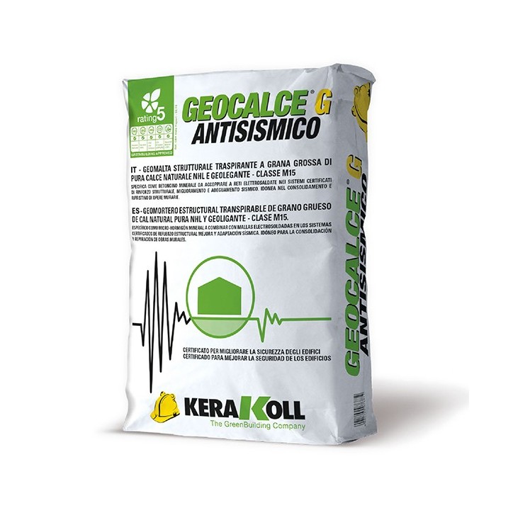 Kerakoll GEOCALCE G ANTISISMICO rinforzo strutturale grana grossa 25KG Grigio