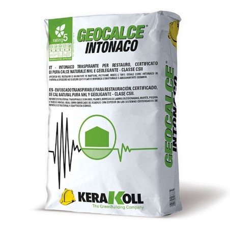 Kerakoll GEOCALCE INTONACO civile traspirante certificato 25 KG Grigio