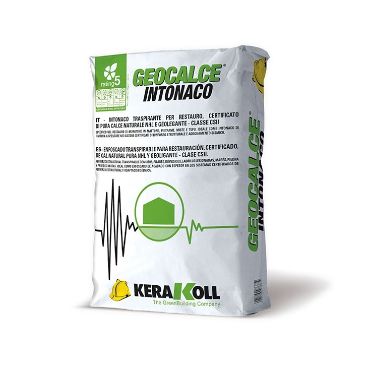 Kerakoll GEOCALCE INTONACO civile traspirante certificato 25 KG Grigio