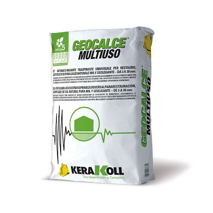 Kerakoll GEOCALCE MULTIUSO rasante traspirante universale 25 KG Bianco