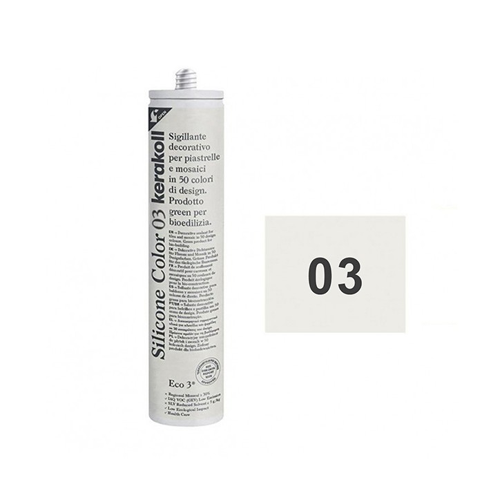 Kerakoll SILICONE COLOR sigillante decorativo piastrelle mosaici 310 ML