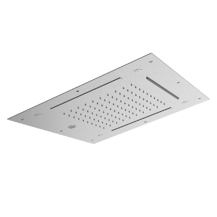 Fratelli Frattini 90938 soffione anticalcareo da incasso a soffitto a 4 funzioni 50x50 cm