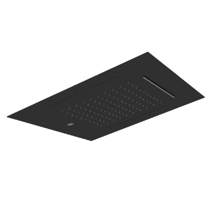 Fratelli Frattini 90938 soffione anticalcareo da incasso a soffitto a 4 funzioni 50x50 cm