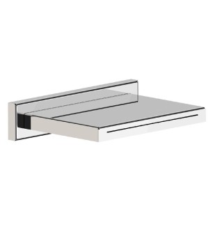 Fratelli Frattini 90895 bocca cascata 23x5 cm a muro in acciaio inox