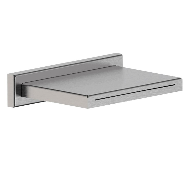 Fratelli Frattini 90895 bocca cascata 23x5 cm a muro in acciaio inox