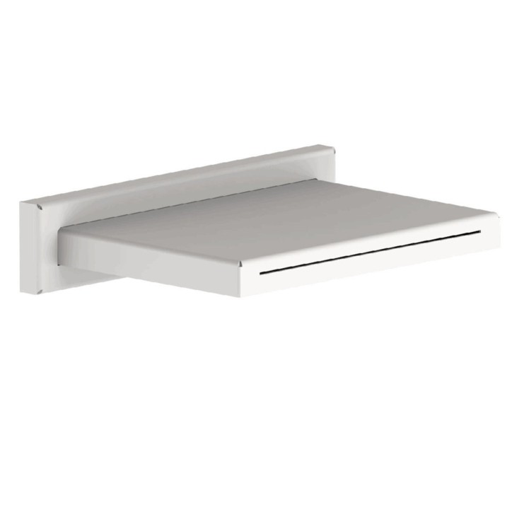 Fratelli Frattini 90895 bocca cascata 23x5 cm a muro in acciaio inox