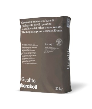 Kerakoll GEOLITE malta minerale protezione ripristino calcestruzzo 25 KG Grigio