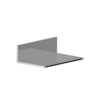 Fratelli Frattini 90894 bocca cascata 20x12,2 cm a muro in acciaio inox