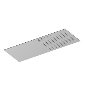 Fratelli Frattini 90625 soffione a pioggia a parete in acciaio inox 50x22 cm con safety valve