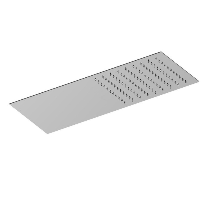 Fratelli Frattini 90625 soffione a pioggia a parete in acciaio inox 50x22 cm con safety valve