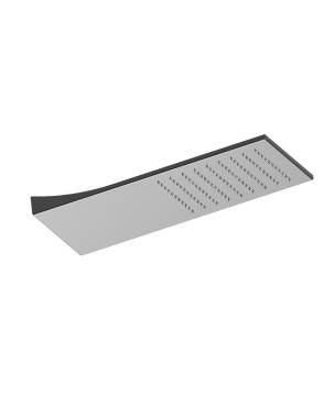 Fratelli Frattini 90635 soffione pioggia anticalcareo in acciaio inox a parete 50x20 cm