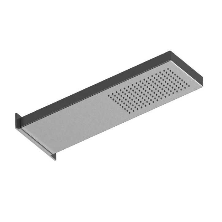 Fratelli Frattini 90605 soffione pioggia anticalcareo in acciaio inox a parete 40x16,5 cm