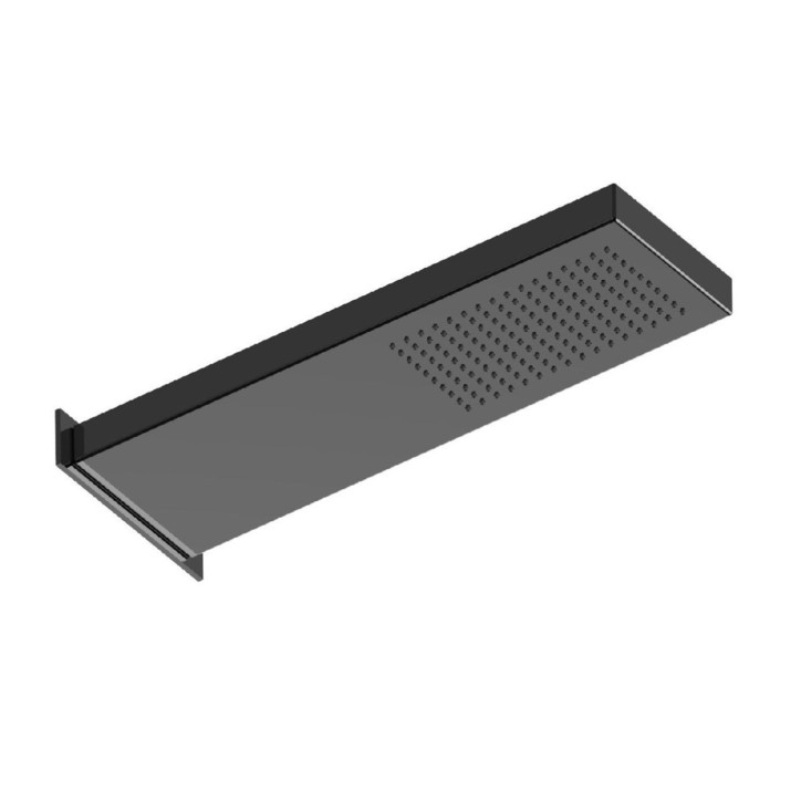 Fratelli Frattini 90605 soffione pioggia anticalcareo in acciaio inox a parete 40x16,5 cm