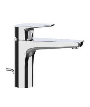 Fratelli Frattini 25454 monocomando lavabo modello "large" con scarico 1"1/4 serie BRIOTRE