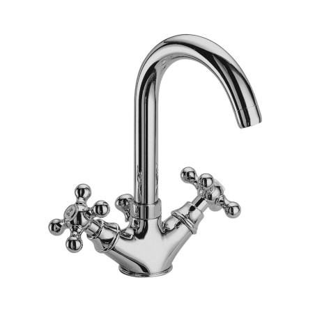 Fratelli Frattini 21064 monoforo lavabo bocca girevole con scarico 1"1/4 serie DEDRA