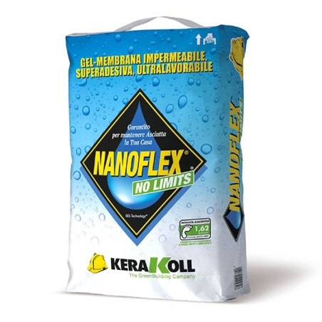 Kerakoll NANOFLEX NO LIMITS gel membrana impermeabile superadesiva 20 KG grigio