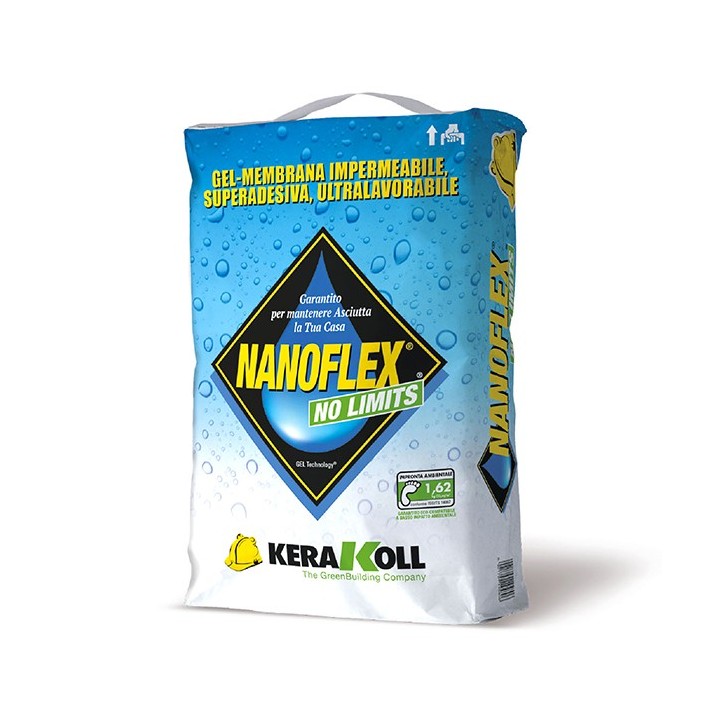 Kerakoll NANOFLEX NO LIMITS gel membrana impermeabile superadesiva 20 KG grigio