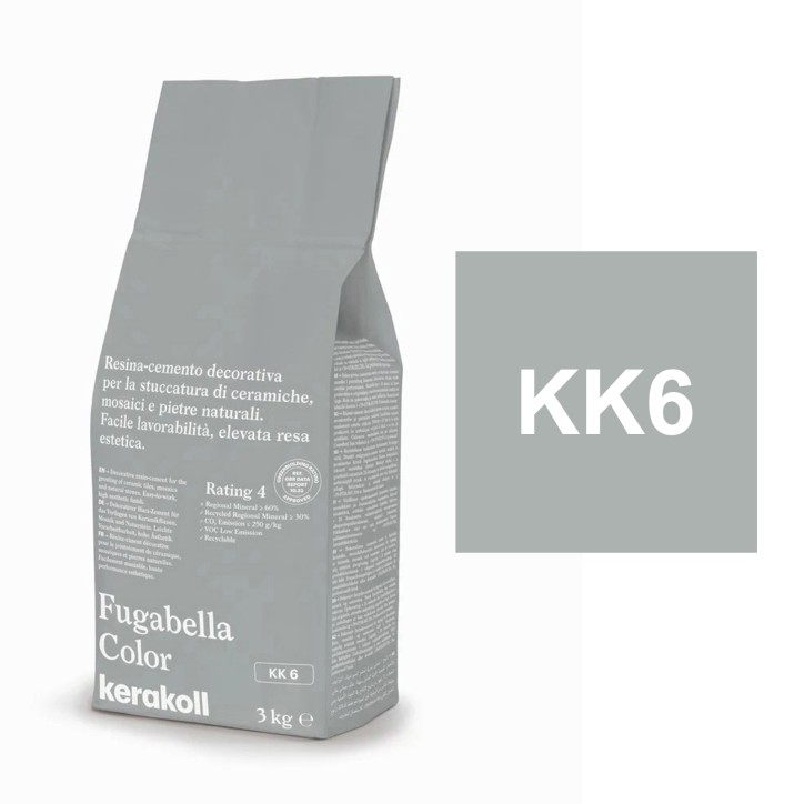 Kerakoll NEW FUGABELLA COLOR stucco resina cemento piastrelle mosaici marmi 3 KG