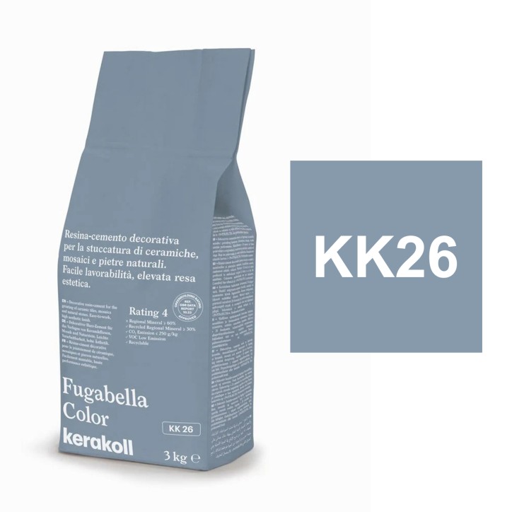 Kerakoll NEW FUGABELLA COLOR stucco resina cemento piastrelle mosaici marmi 3 KG