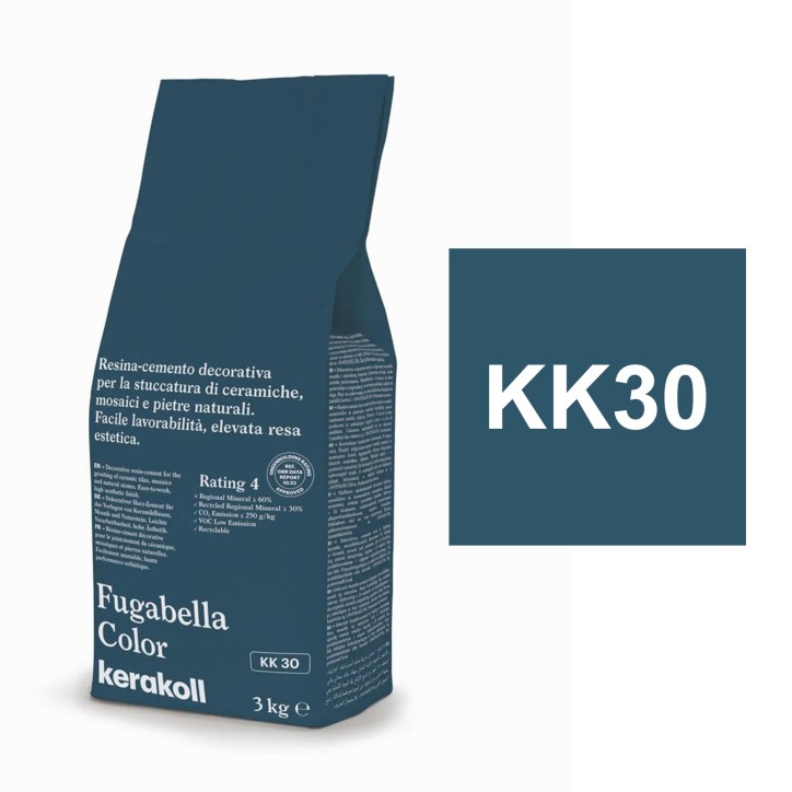 Kerakoll NEW FUGABELLA COLOR stucco resina cemento piastrelle mosaici marmi 3 KG