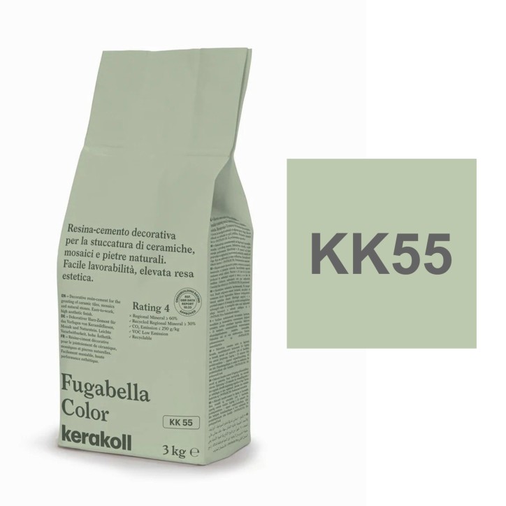 Kerakoll NEW FUGABELLA COLOR stucco resina cemento piastrelle mosaici marmi 3 KG