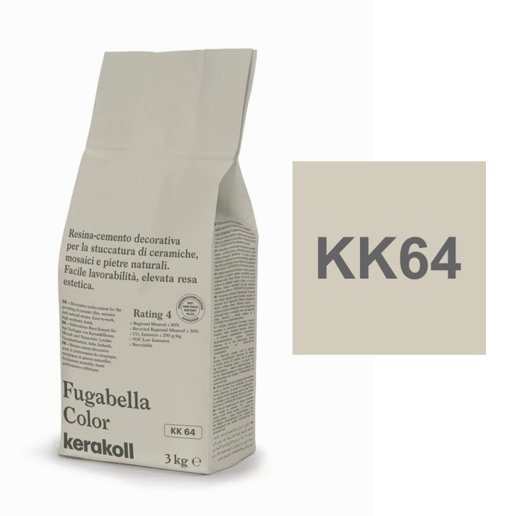 Kerakoll NEW FUGABELLA COLOR stucco resina cemento piastrelle mosaici marmi 3 KG