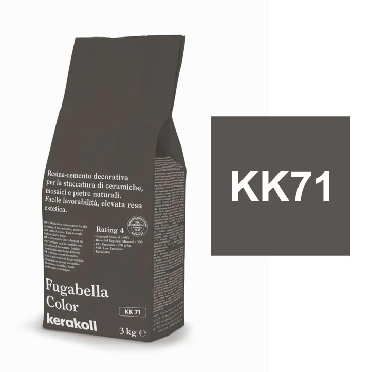 Kerakoll NEW FUGABELLA COLOR stucco resina cemento piastrelle mosaici marmi 3 KG