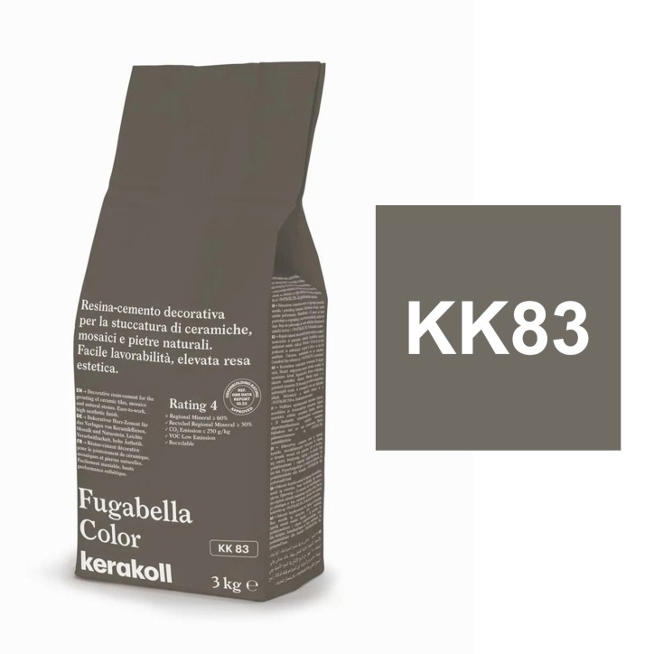 Kerakoll NEW FUGABELLA COLOR stucco resina cemento piastrelle mosaici marmi 3 KG