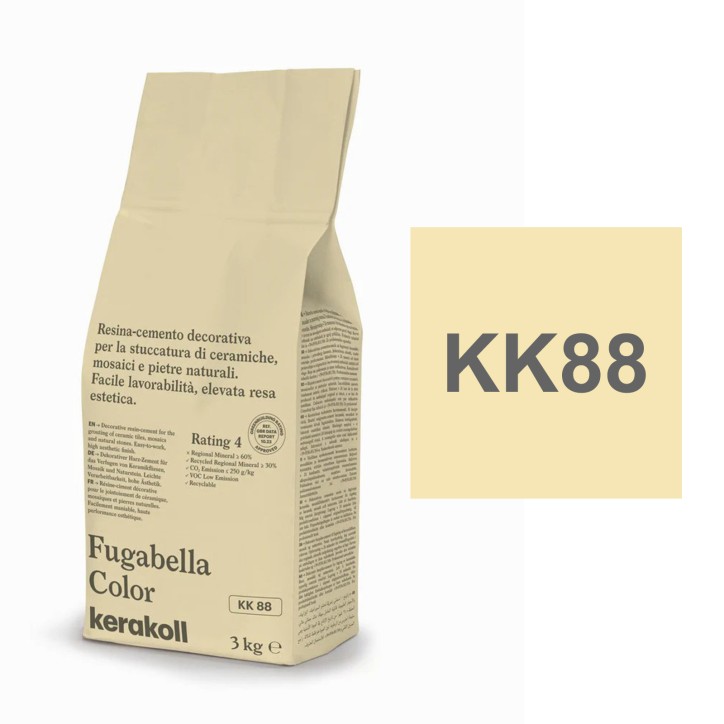 Kerakoll NEW FUGABELLA COLOR stucco resina cemento piastrelle mosaici marmi 3 KG