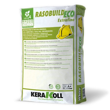 Kerakoll RASOBUILD ECO EXTRAFINO intonachino di finitura minerale 20 KG bianco