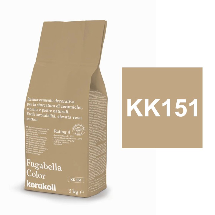 Kerakoll NEW FUGABELLA COLOR stucco resina cemento piastrelle mosaici marmi 3 KG