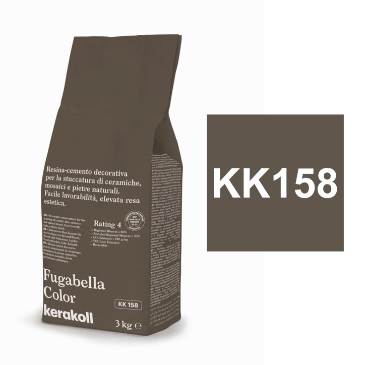 Kerakoll NEW FUGABELLA COLOR stucco resina cemento piastrelle mosaici marmi 3 KG