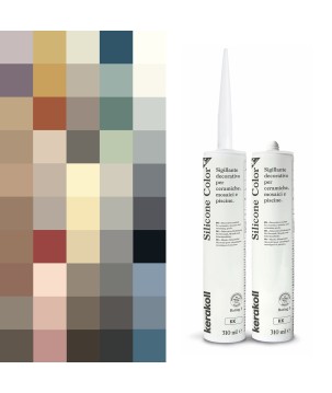 Kerakoll NEW SILICONE COLOR sigillante decorativo piastrelle e mosaici 310 ML