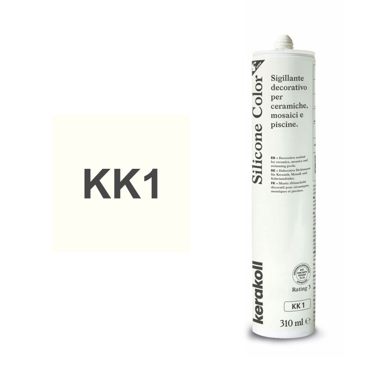 Kerakoll NEW SILICONE COLOR sigillante decorativo piastrelle e mosaici 310 ML