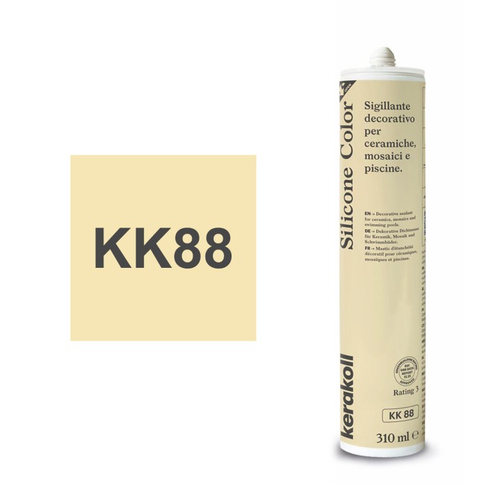 Kerakoll NEW SILICONE COLOR sigillante decorativo piastrelle e mosaici 310 ML