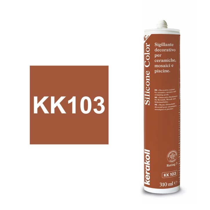 Kerakoll NEW SILICONE COLOR sigillante decorativo piastrelle e mosaici 310 ML