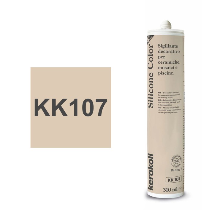 Kerakoll NEW SILICONE COLOR sigillante decorativo piastrelle e mosaici 310 ML