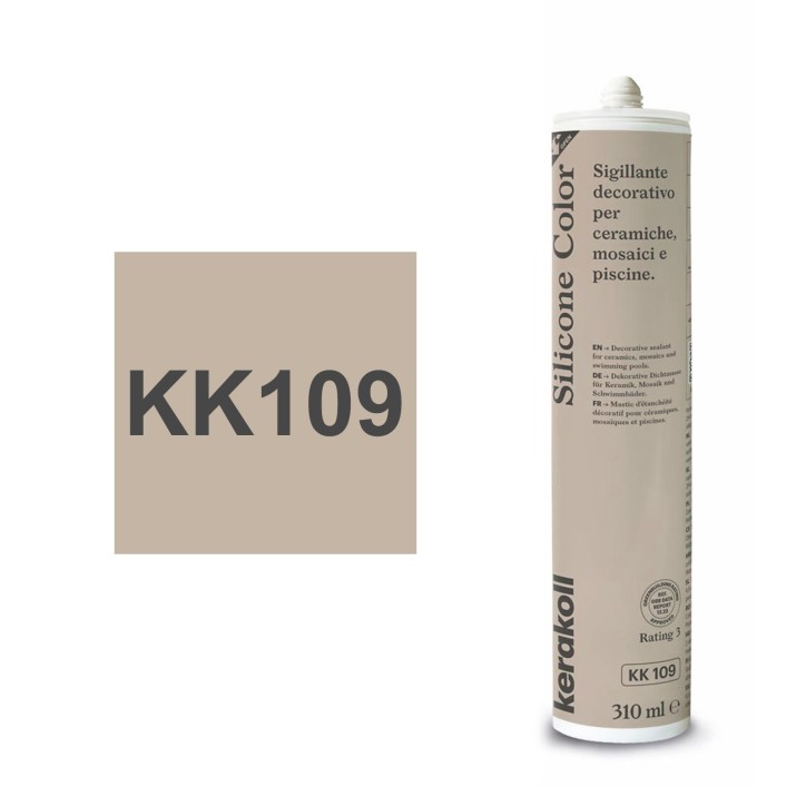 Kerakoll NEW SILICONE COLOR sigillante decorativo piastrelle e mosaici 310 ML