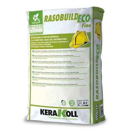 Kerakoll RASOBUILD ECO FINO intonachino di finitura minerale 25 KG bianco