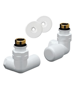 Far 0156 12BL Kit bianco lucido con ingresso acqua a destra serie TOPFAR 1/2"