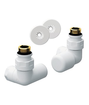 Far 0156 12BO Kit bianco opaco con ingresso acqua a destra serie TOPFAR 1/2"