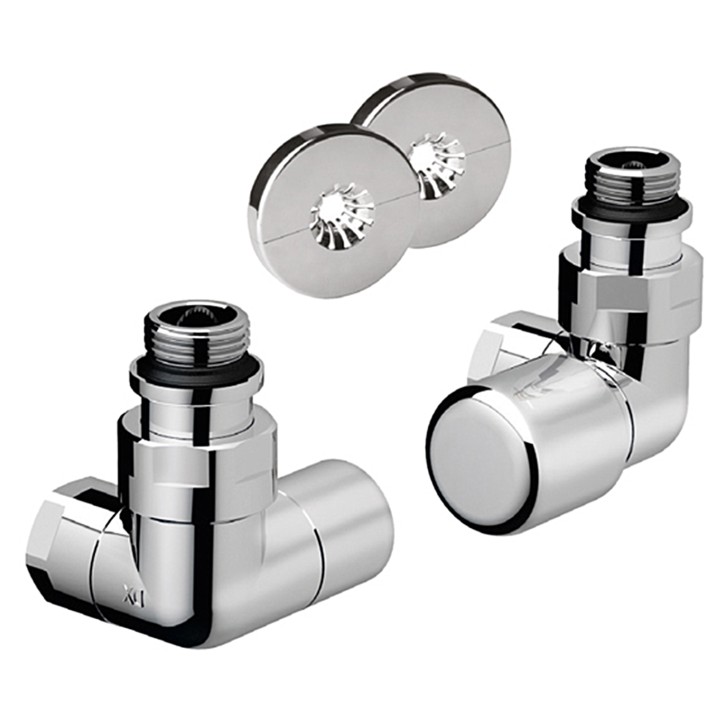 Far 0156 12CL Kit cromato lucido con ingresso acqua a destra serie TOPFAR 1/2"