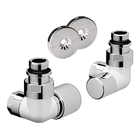 Far 0157 12BC Kit bianco cromato con ingresso acqua a sinistra serie TOPFAR 1/2"