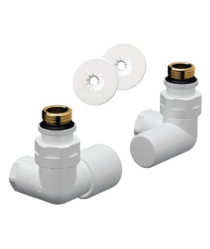 Far 0157 12BL Kit bianco lucido con ingresso acqua a sinistra serie TOPFAR 1/2"