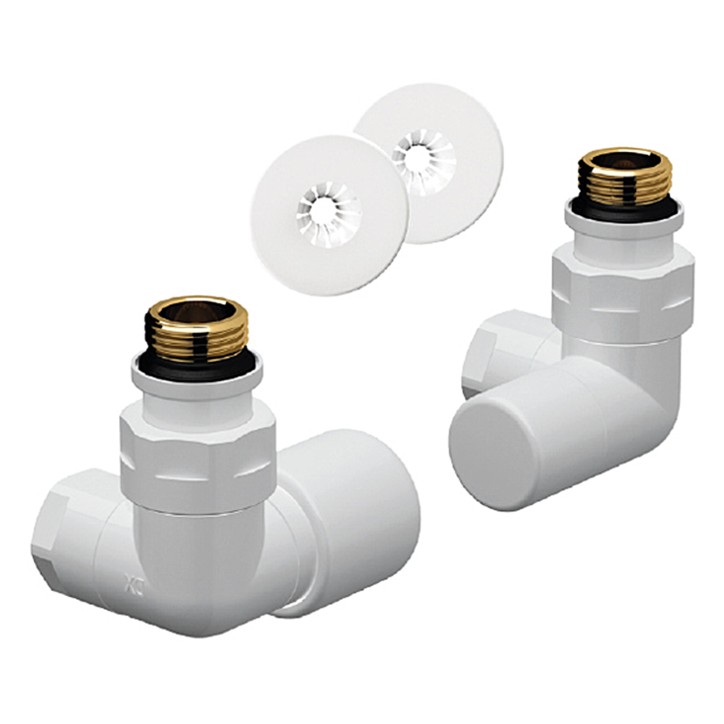 Far 0157 12BL Kit bianco lucido con ingresso acqua a sinistra serie TOPFAR 1/2"