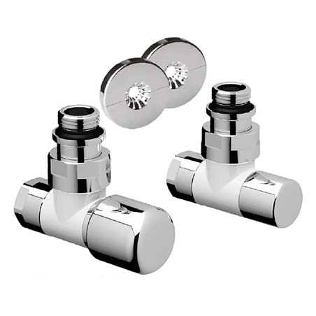 Far 0158 12BC Kit bianco cromo lucido serie TOPFAR 1/2"