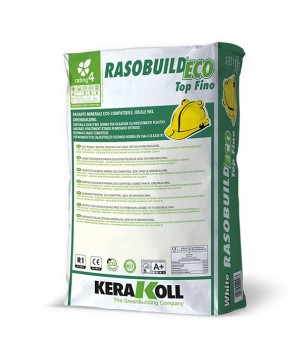 Kerakoll RASOBUILD ECO TOP FINO rasante livellante minerale 25 KG Bianco