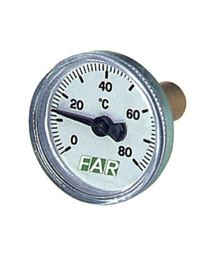 Far 2651 termometro bimetallico Ø 40 mm attacco M 3/8"