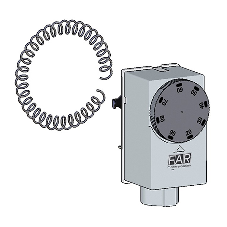 Far 7951 termostato di sicurezza a contatto regolabile a manopola
